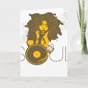 Soul Music Wenskaart Kaart