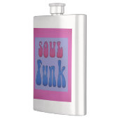 Soul Muziek Funky woorden graphics Flacon (Links)