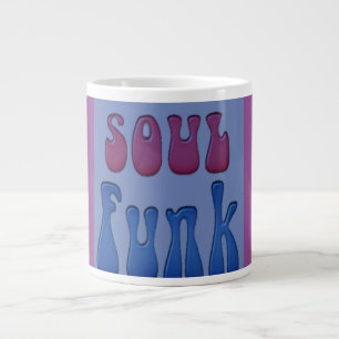 Soul Muziek Funky woorden graphics Grote Koffiekop
