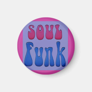 Soul Muziek Funky woorden graphics Magneet