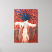 Soul nog steeds Abstract schilderij Single Wall Ar Canvas Afdruk (Voorkant)