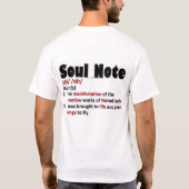Soul Notes - T-shirt met vaste inrichting - Mannen (Achterkant)