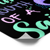 Soul Of A Marmaid Mouth Of A Sailor - Funny Mermai Poster (Hoek)