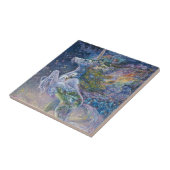Soul of a Unicorn 6x6 Keramische Tegel Tegeltje (Zijkant)