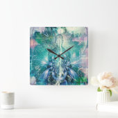 Soul of aura en binaire code vierkante klok (Huis)