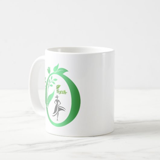 “Soul of Nature Mug | Man & Tree Design” Koffiemok (Voorkant links)