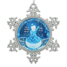 Soul of SnowLady keramische bal Ornament