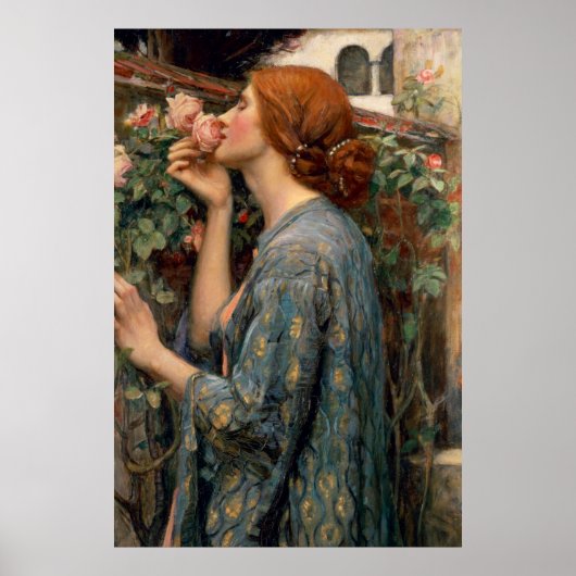 Soul of the Roos, John William Waterhouse Fine Art Poster (Voorkant)
