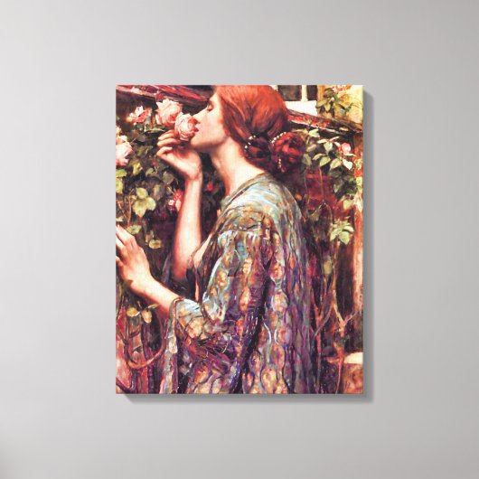 Soul of the Roos Waterhouse Fine Art Canvas Afdruk (Voorkant)
