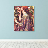 Soul of the Roos Waterhouse Fine Art Canvas Afdruk (Insitu (Houten vloer))