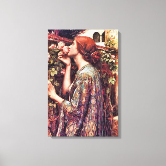Soul of the Roos Waterhouse Fine Art Canvas Afdruk (Voorkant)