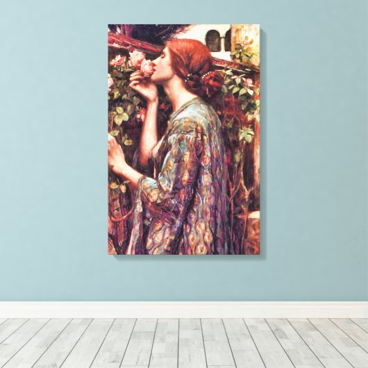 Soul of the Roos Waterhouse Fine Art Canvas Afdruk (Insitu (Houten vloer))