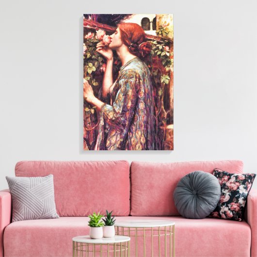 Soul of the Roos Waterhouse Fine Art Canvas Afdruk (Insitu (Woonkamer))