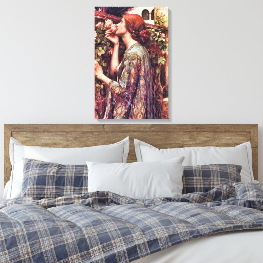Soul of the Roos Waterhouse Fine Art Canvas Afdruk (Insitu (Slaapkamer))