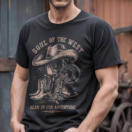Soul of the West - Classic Cowboy Gear T-shirt