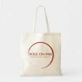 Soul On Fire Crème Tote Bag (Voorkant)