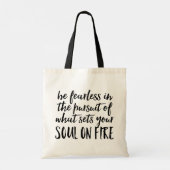 Soul on Fire. Tote Bag (Achterkant)
