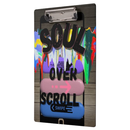 Soul Over Scroll Klembord-Desk Art Klembord (Links)