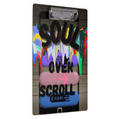 Soul Over Scroll Klembord-Desk Art Klembord (Rechts)