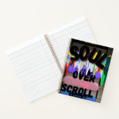 Soul Over Scroll-Lined Schrijftijdschrift Notitieboek (Binnen)