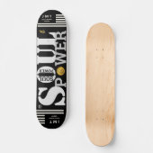 SOUL POWER JMT 7 3/4-inch skateboard deck (Voorkant)