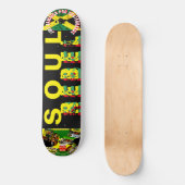 SOUL REBEL 8 1/4" Skateboard Deck (Voorkant)