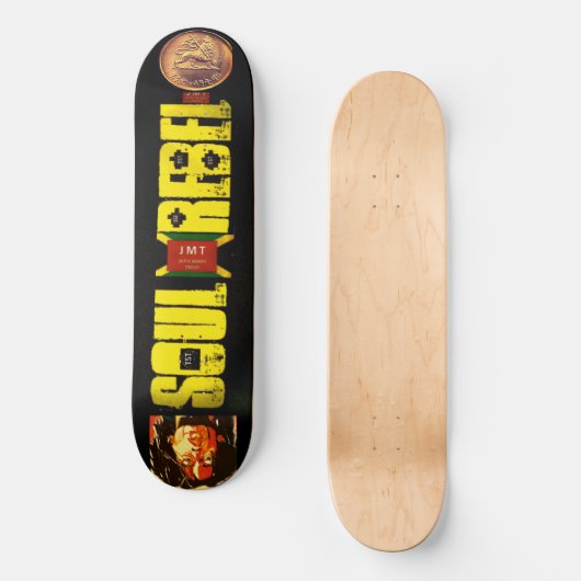 SOUL REBEL 8 1/4" Skateboard Deck (Voorkant)