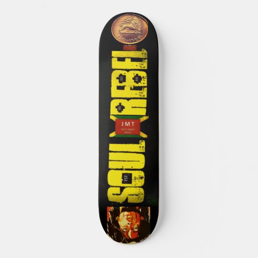 SOUL REBEL 8 1/4" Skateboard Deck (Voorkant)