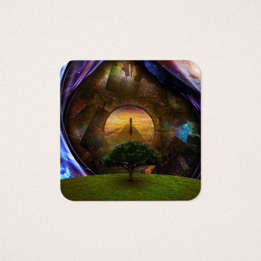 Soul reis vierkante visitekaartjes (Voorkant)