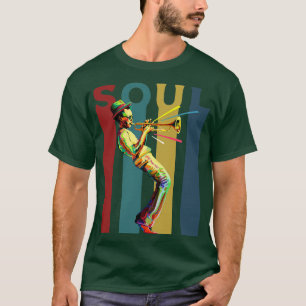 Soul Retro design met een jazztrompettist 1 T-shirt