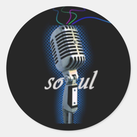 Soul Ronde Sticker (Voorkant)