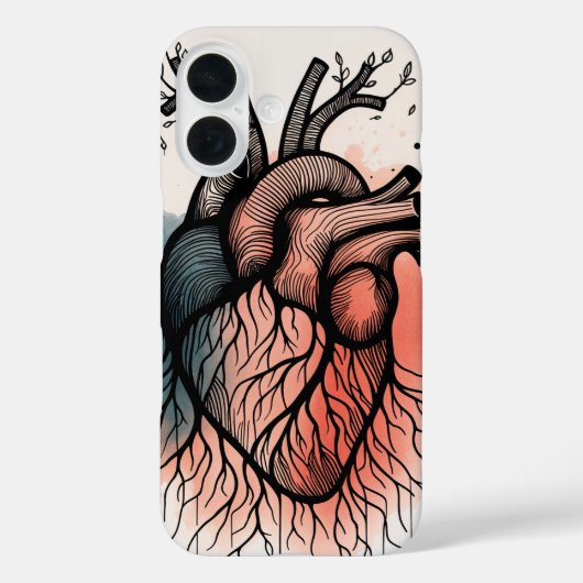 Soul Roots: Heart & Tree Minimalist Case-Mate iPhone Case (Achterkant)