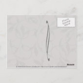 Soul Scream Gothic Briefkaart (Achterkant)