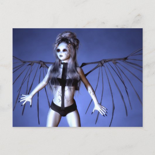 Soul Scream Gothic Briefkaart (Voorkant)