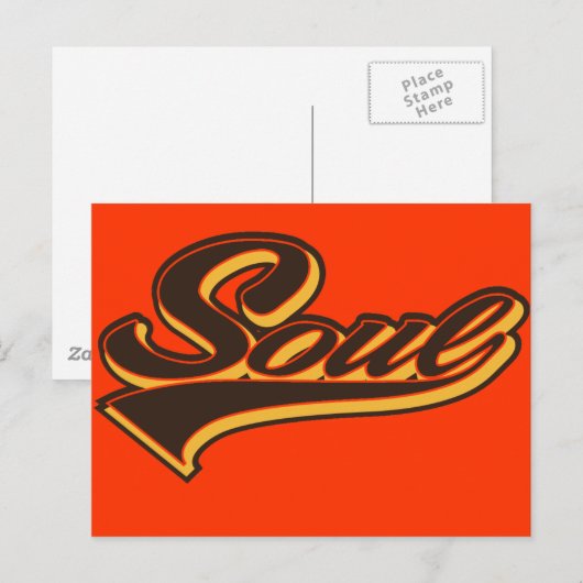 Soul Script Briefkaart (Voorkant / Achterkant)