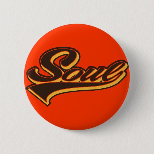 Soul Script Ronde Button 5,7 Cm (Voorkant)