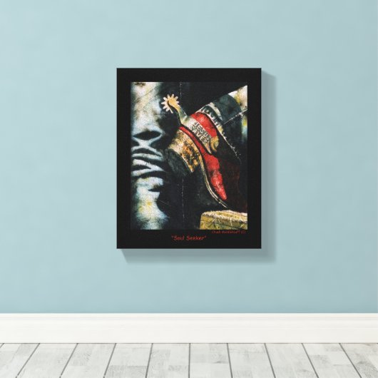 "Soul Seeker" Chuck Middlekauff Canvas Afdruk (Insitu (Houten vloer))