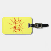 Soul Shine Bagagelabel (Voorkant horizontaal)