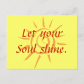 Soul Shine Briefkaart (Voorkant)