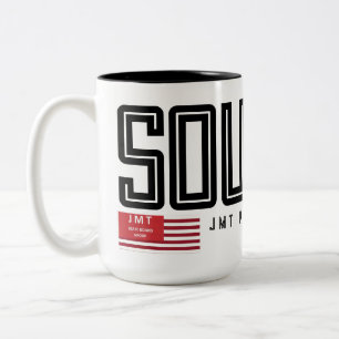 SOUL SIS tweekleurige Mok, 15 oz Koffiemok