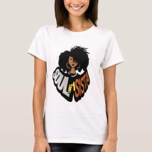 SOUL SISTA #1 Vrouwenbasis T-shirt