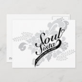 Soul Sista Briefkaart (Voorkant / Achterkant)