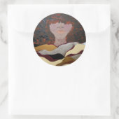 Soul Sista door Kenia Verrett Ronde Sticker (Tas)