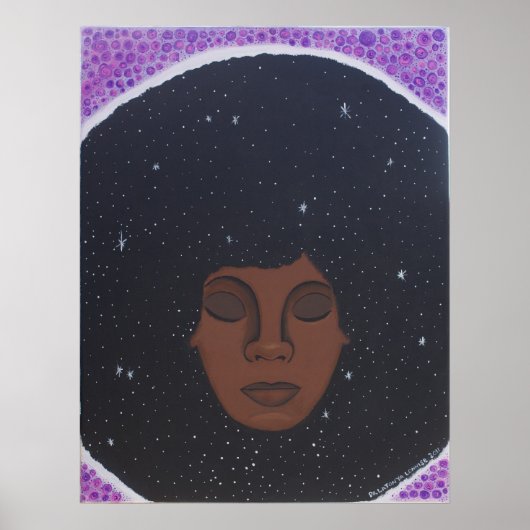 Soul Sista in Meditation Poster (Voorkant)