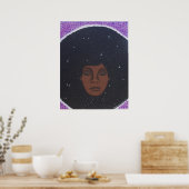 Soul Sista in Meditation Poster (Keuken)
