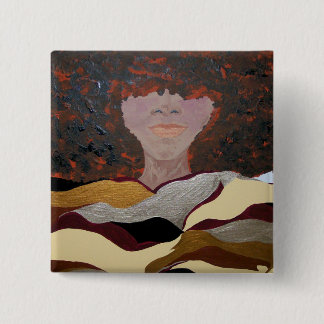 Soul Sista van Kenya Verrett Vierkante Button 5,1 Cm