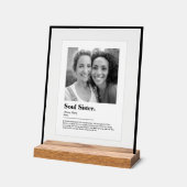 Soul Sister Dictionary Definitie met Foto Acryl Bord (Hoek)