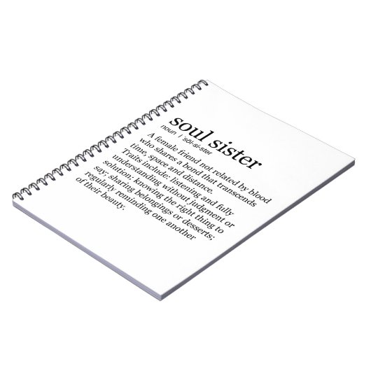 Soul Sister Gifts Notitieboek (Linkerzijde)