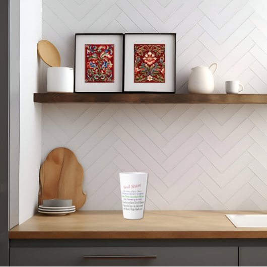 Soul Sister Heartwarming & Funny Coffee Latte Mok