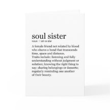 Soul Sister woordenboek definitie wenskaart